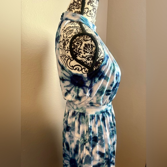 INC INTERNATIONAL CONCEPTS Tie Dye Halter Maxi Dress - Picture 5 of 8